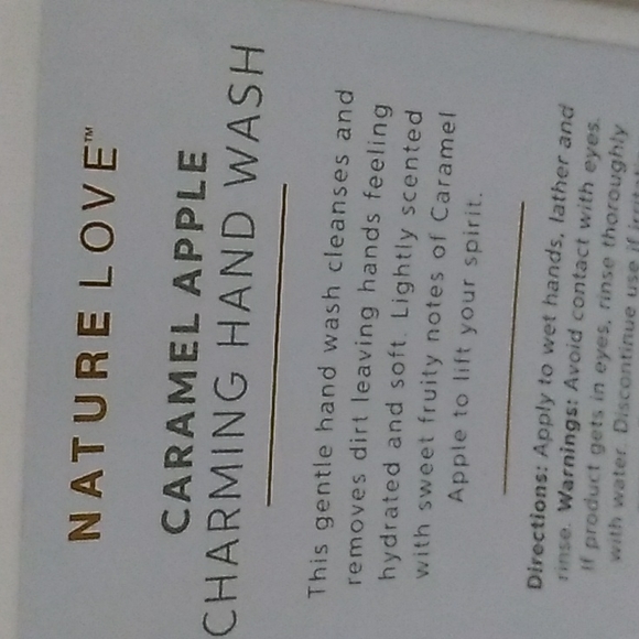 Nature Live Caramel Apple Hand Wash 16 fl oz - Picture 5 of 7